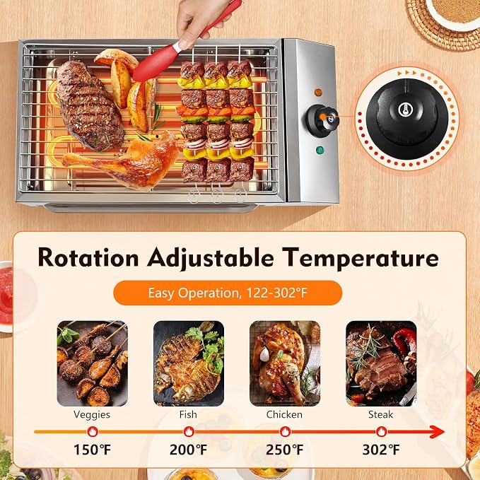 1800W Electric Griddle Flat Top Grill Hot Plate BBQ, Commercial and Home use - Image 4