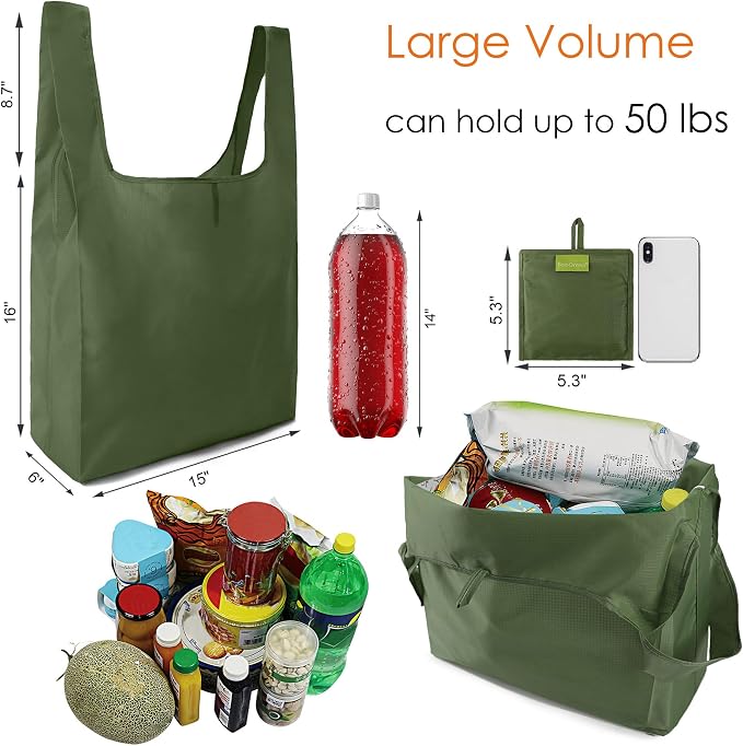 BeeGreen Green Reusable Grocery Bags Wholesale Green Reusable Kitchen Bags Bulk - Image 2