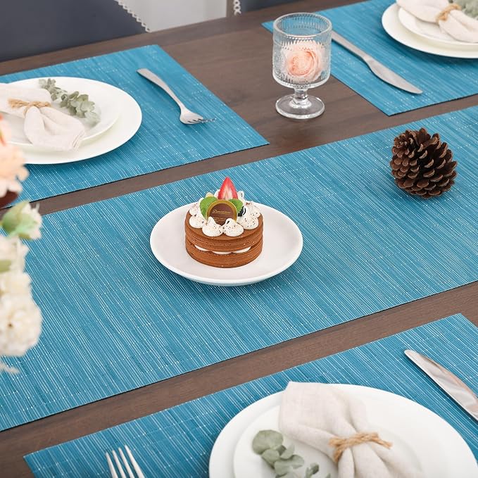 Myir JUN Table Runner, Vinyl Table Runner Indoor 72 Inch Long Arbitrarily - Image 3
