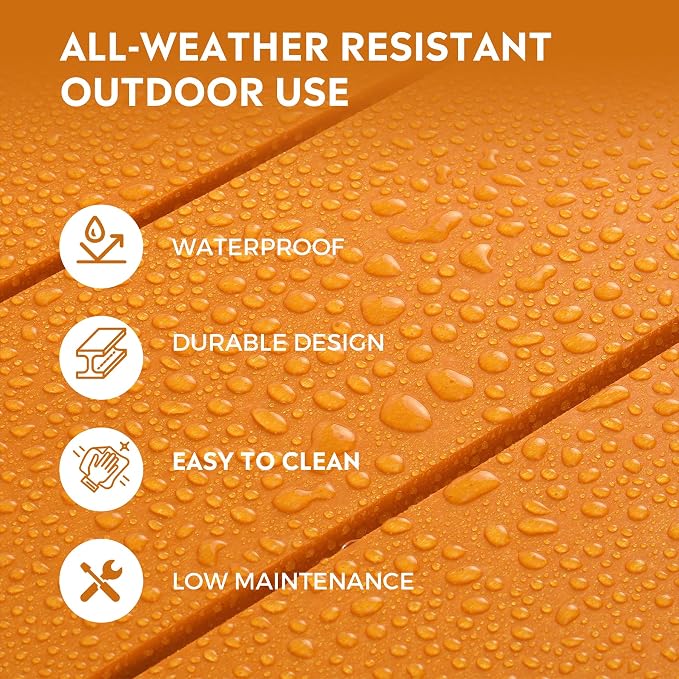 Costaelm Patio Bistro Table, Outdoor Bistro Dining Pub Table - Image 4