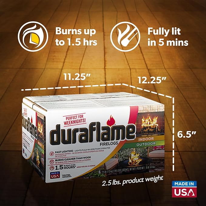 Duraflame 18-Pack Firelogs, Wood Alternative - Image 4