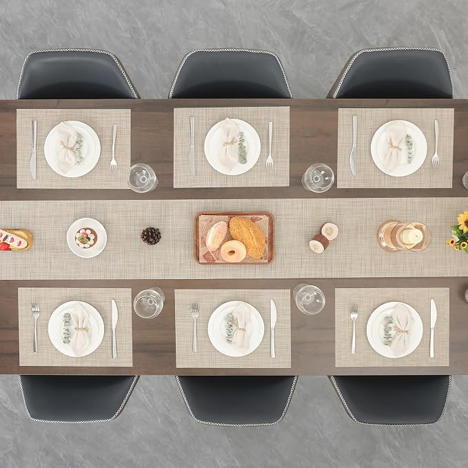 Myir JUN Table Runner, Vinyl Table Runner Indoor Arbitrarily Cropped Runner - Image 9