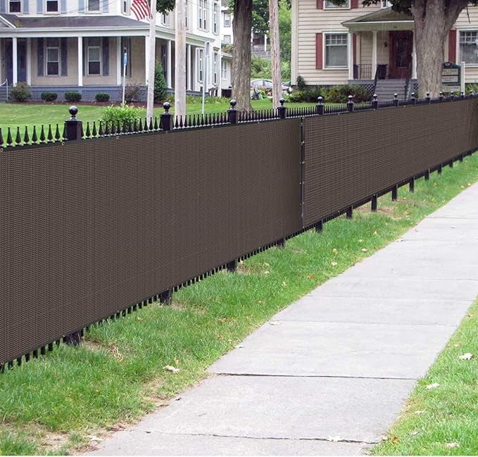 Sunnyglade 6 feet x 50 feet Privacy Screen Fence Heavy Duty Fencing Mesh Shade - Image 4