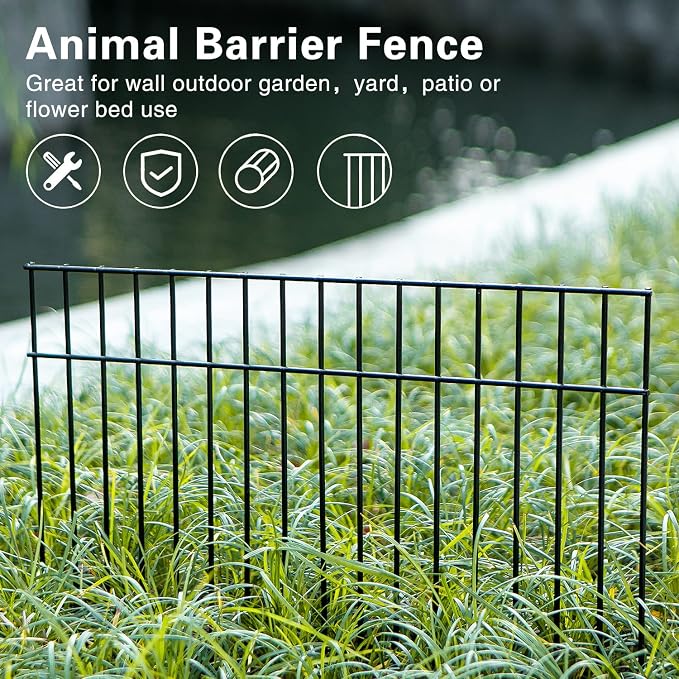 Adavin Small/Medium Animal Barrier Fence, 15 Pack 24 inX 15 in Underground - Image 8