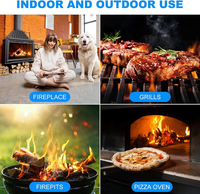 100 Counts Fire Starter, for Campfires, Fire Pit, Pizza Oven, Pellet Stove & - Image 6