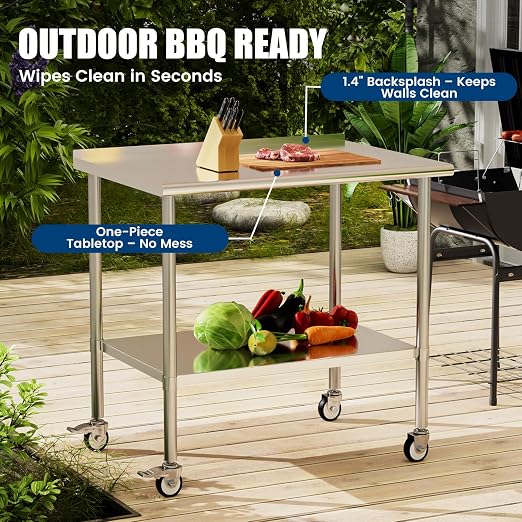 Stainless Steel Work Table - Image 7