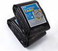GUARD SHIELD Tarps Heavy Duty Waterproof 8x10 Feet Black Poly Tarp Cover by GUARDSHIELD