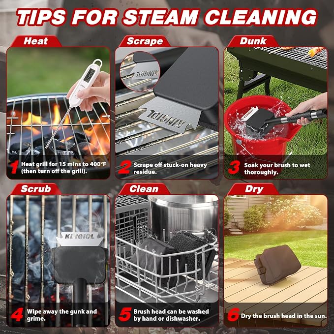 Grill Brush for Outdoor Grill - Image 6