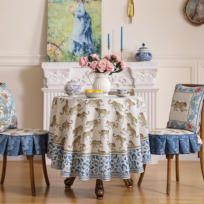 patdrea Designer Linen Table Cloth - Image 2