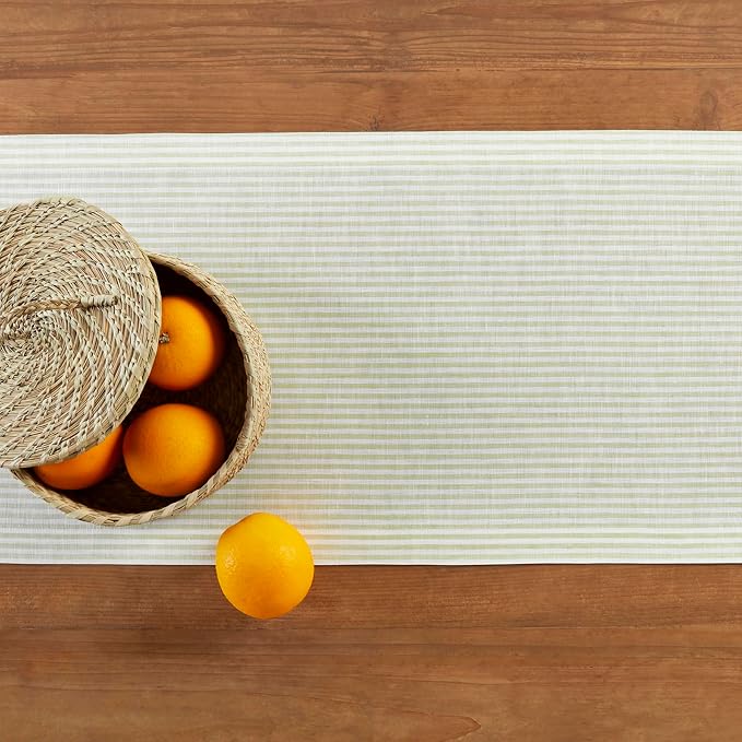 Solino Home Linen Table Runner 108 Inches Long - Image 3