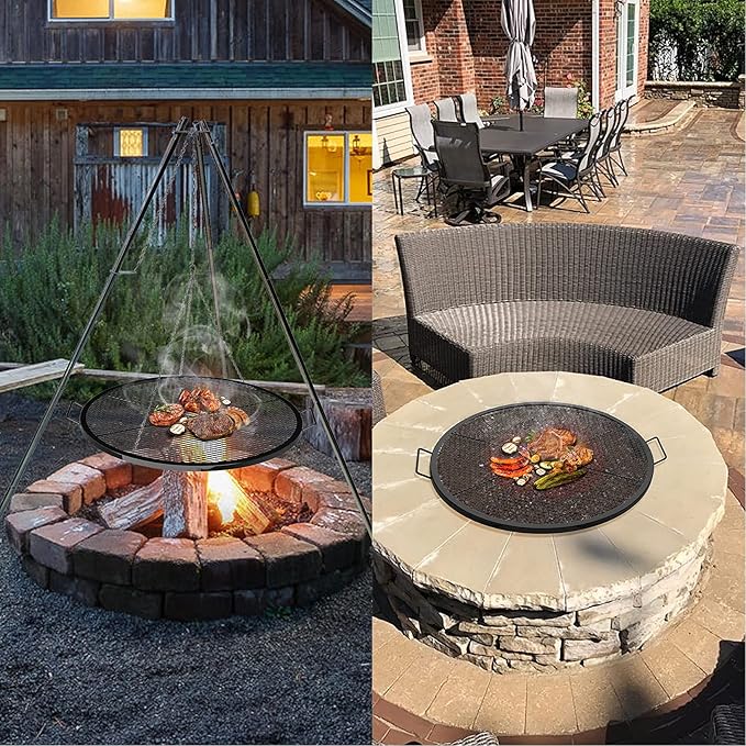 Stanbroil Heavy Duty X-Marks Fire Pit Cooking Grill Grates - Image 5