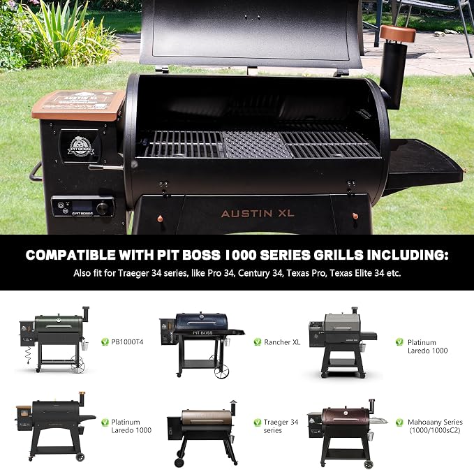 Cast Iron Cooking Grates for Pit Boss 1000 Series Austin XL Rancher XL Grill - Image 2