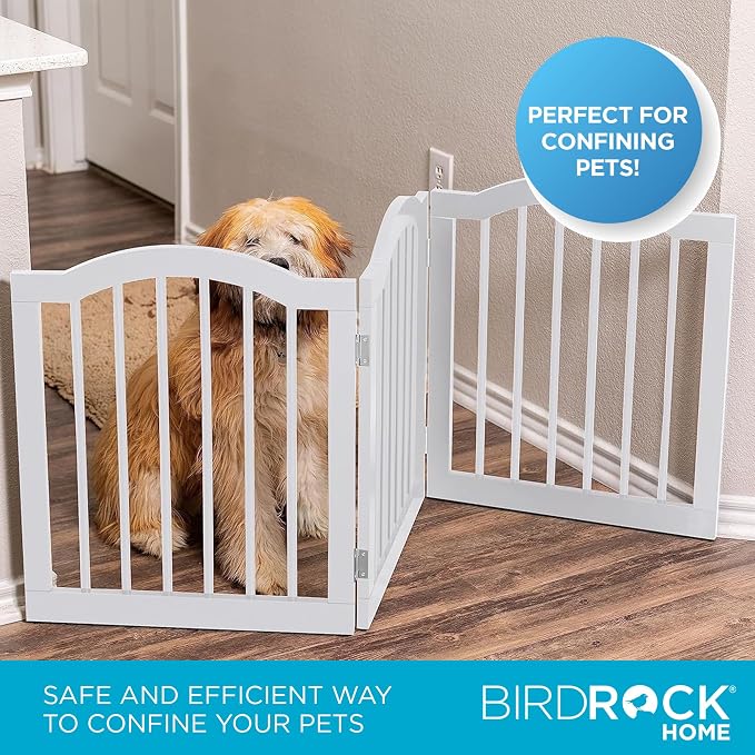 INTERNET'S BEST Arched Top Dog Gate | 3 Panel, and Porch | Portable, Extra Wide - Image 5