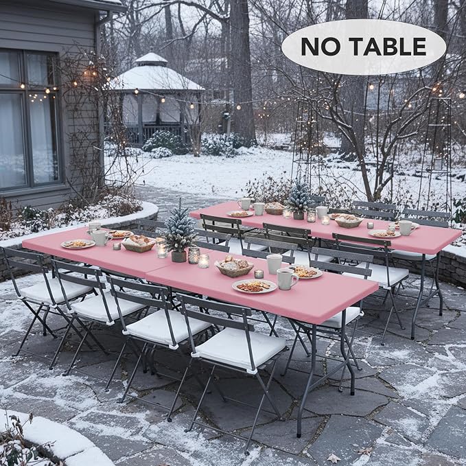 LUSHVIDA 6 Packs Vinyl Tablecloths - Image 3