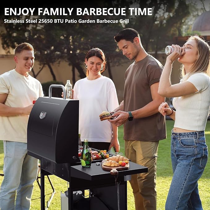 3-Burner Propane Gas BBQ Grill - Image 9