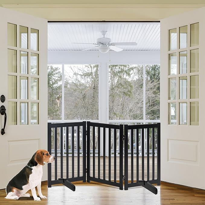 LZRS Freestanding Dog Gate 30 inch Tall - Image 7