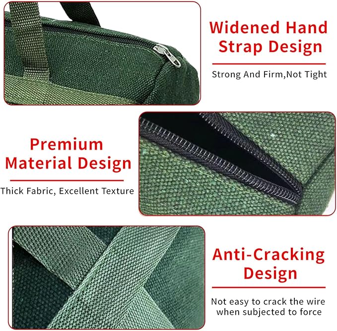 Grill Accessory Storage Bag, Double Zipper Grill Tool Storage Bag, BBQ Tool - Image 3