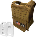 Northgym Adjustable Weighted Vest/Incl. 3D Weight Plates in 14lbs / 20lbs/ by NorthGym