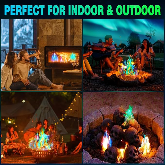 Color Flame Crystals for Fire Pits & Campfires - Image 3