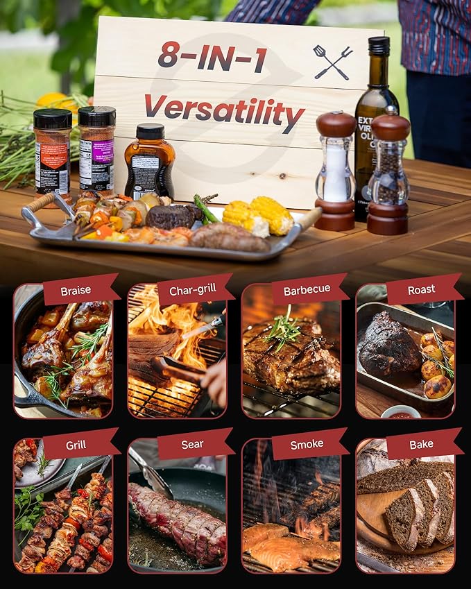 Z GRILLS Wood Pellet Grill & Smoker, PID V2.1 Controller, Meat Probe, 8 in 1 - Image 6