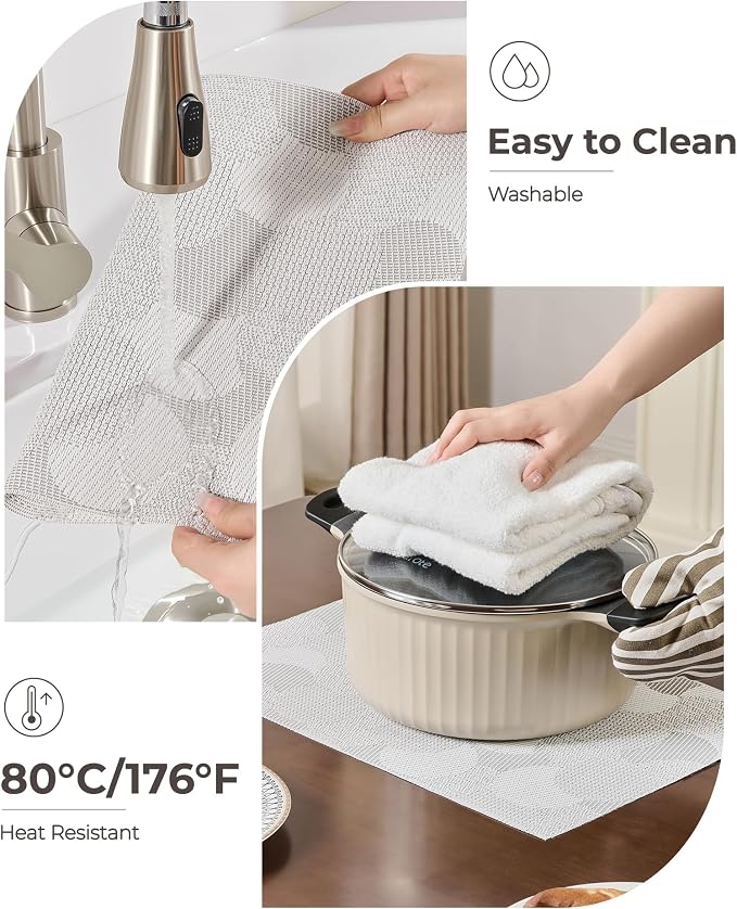 Leetaltree White Placemats Set of 8 - Image 5