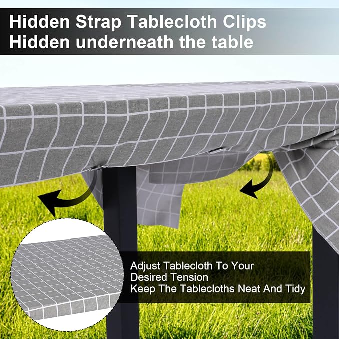 Hidden Strap Tablecloth Clips - Image 2
