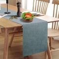 Wipeable Table Runner, Thick Farmhouse Dresser Runner, Rustic by Rinpon