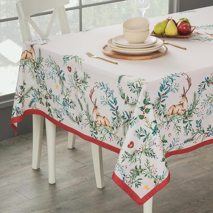Maison d' Hermine Table Cloth Rectangle Table 100% Cotton 60 x 108 Inches Fall - Image 9