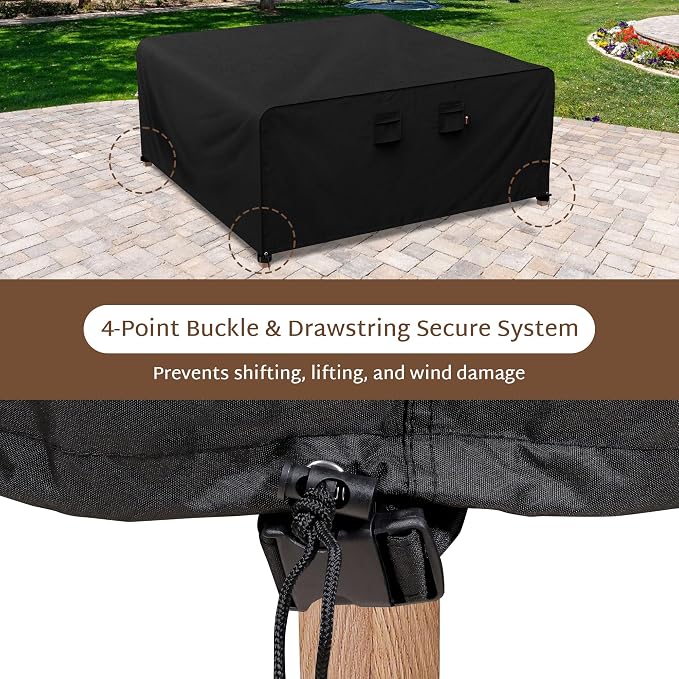 iBirdie Outdoor Patio Furniture Set Covers 56 x 56 inch Waterproof Weatherproof - Image 5