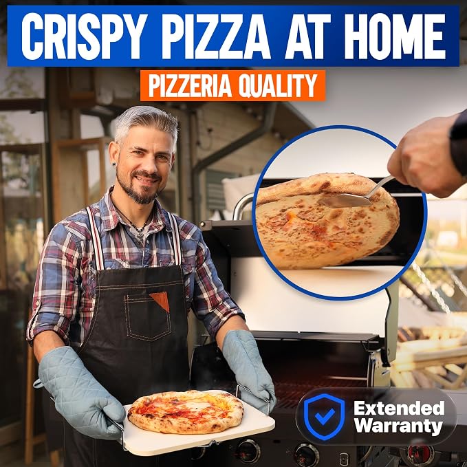 KitchenStar 15x12-inch Pizza Stone - Image 2