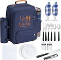 24L Insulated Picnic Basket Leak Proof Picnic Backpack by AWBRIDAL