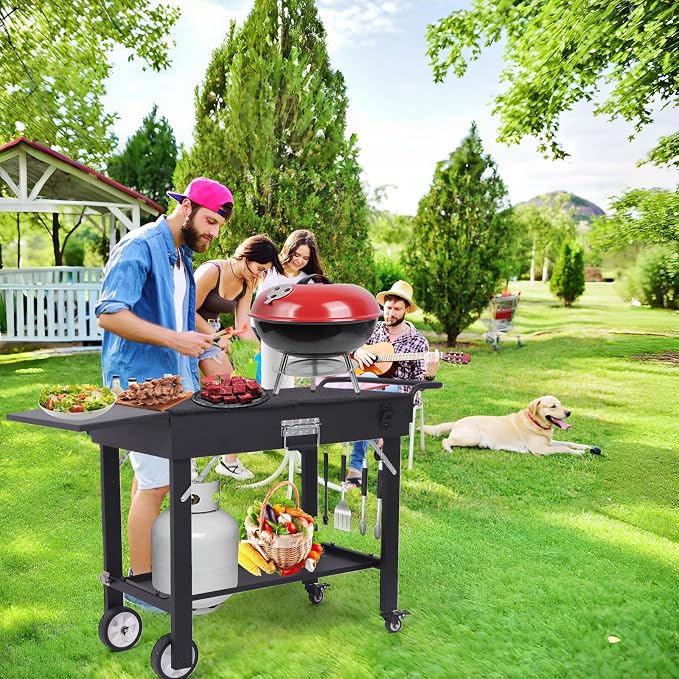 Foldable Grill Cart for Blackstone Griddle, Portable Outdoor Griddle Stand for - Image 6