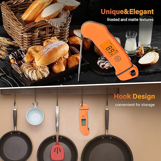 Inkbird Rechargeable Meat Thermometer IHT-1S, Instant Read Meat Thermometer - Image 4