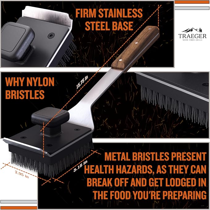 Traeger Grills BAC537 BBQ Cleaning Brush - Image 2