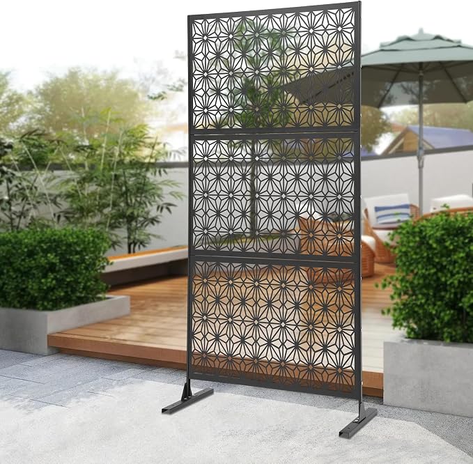 75" H×35" W Decorative Outdoor Privacy Screen - Image 3