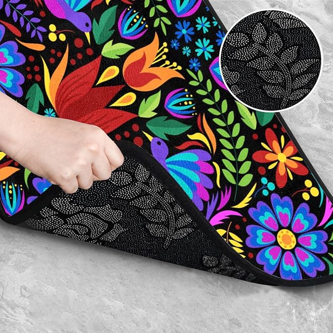 Floral Mexican Birds Doormat Area Rugs Floor Mat - Image 6