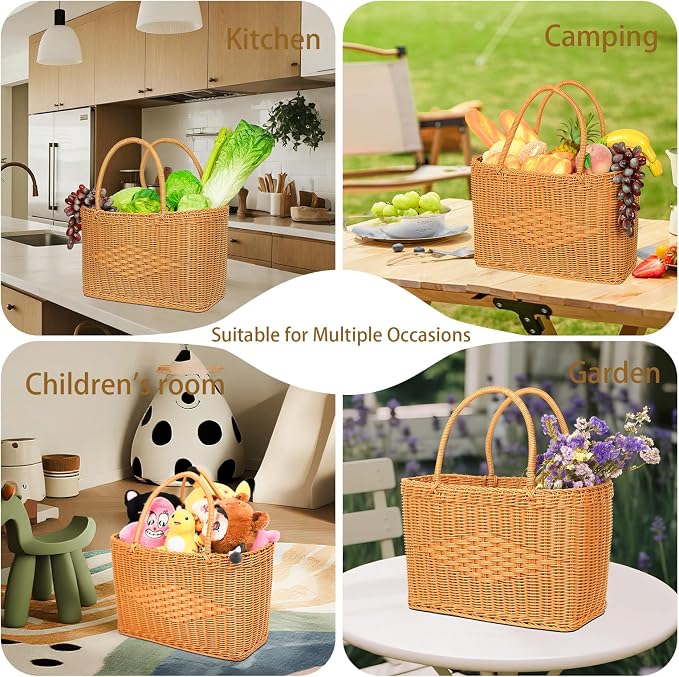 Big Picnic Basket-40cm Diameter - Image 7