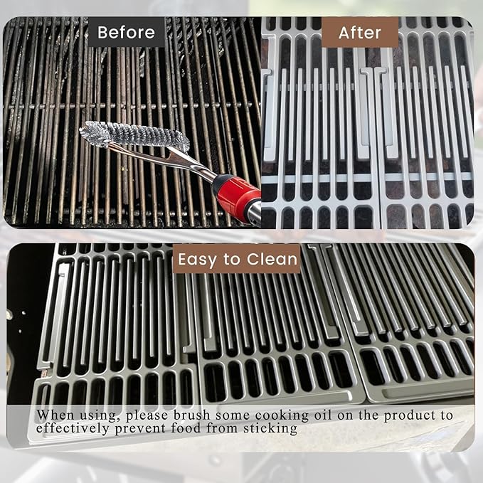 PCBZ0B 8 inch wide Adjustable Cast Iron Cooking Grate Replacement - Image 5