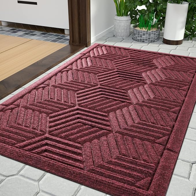 Yimobra Extra Large Door Mat 36x24, All-Season Waterproof Outdoor Mats by Yimobra