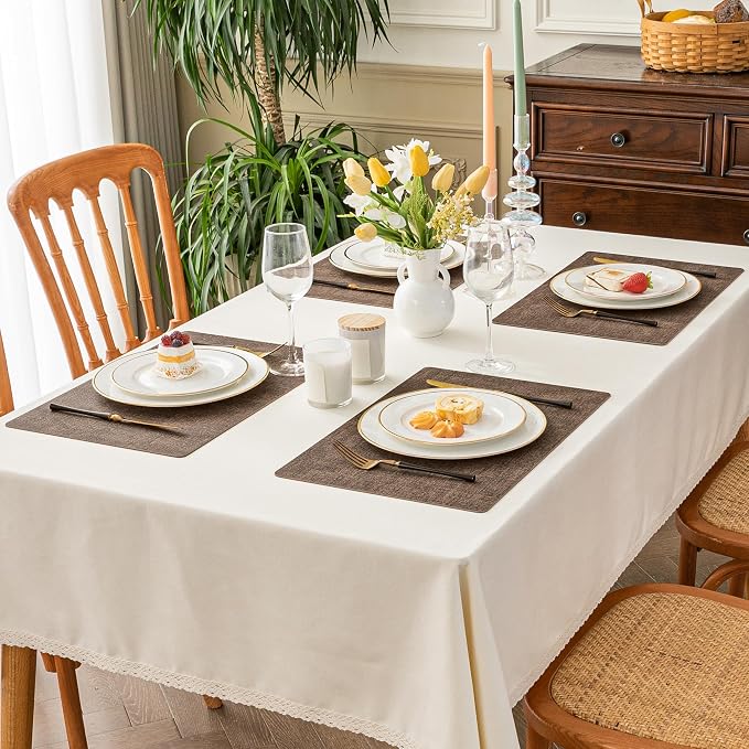 Romanstile Vinyl Placemats Set of 6-12 X 17 Inch - Image 7