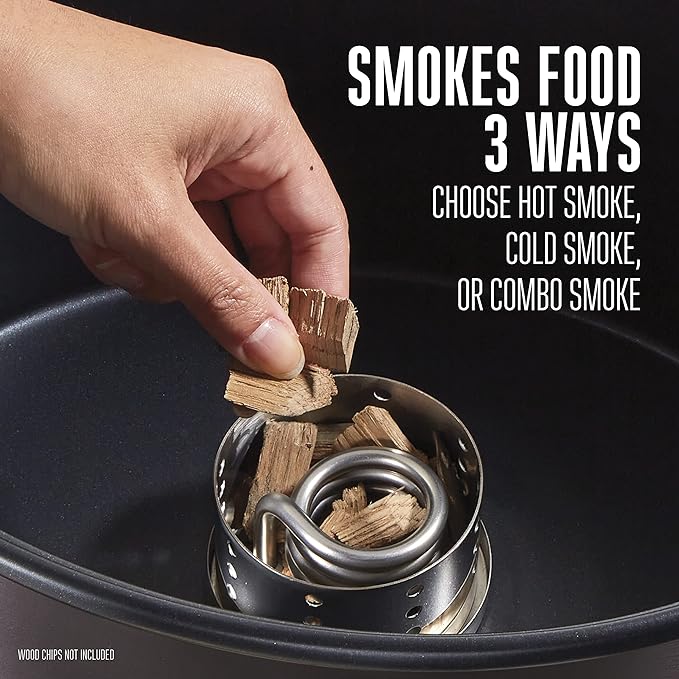 WESTON BRANDS 2-in-1 Indoor Electric Smoker & Programmable Slow Cooker - Image 4