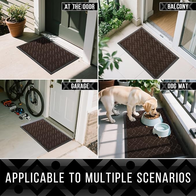 Yimobra Outdoor Runner Rug 72x24, All-Season Waterproof Doormat Outdoor Entrance - Image 6