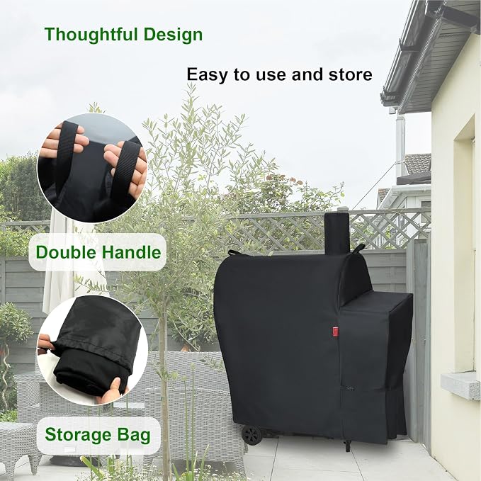 Outdoor Grill Cover Fits Royal Gourmet CC1830/CC1830V 30" Charcoal Grill - Image 5