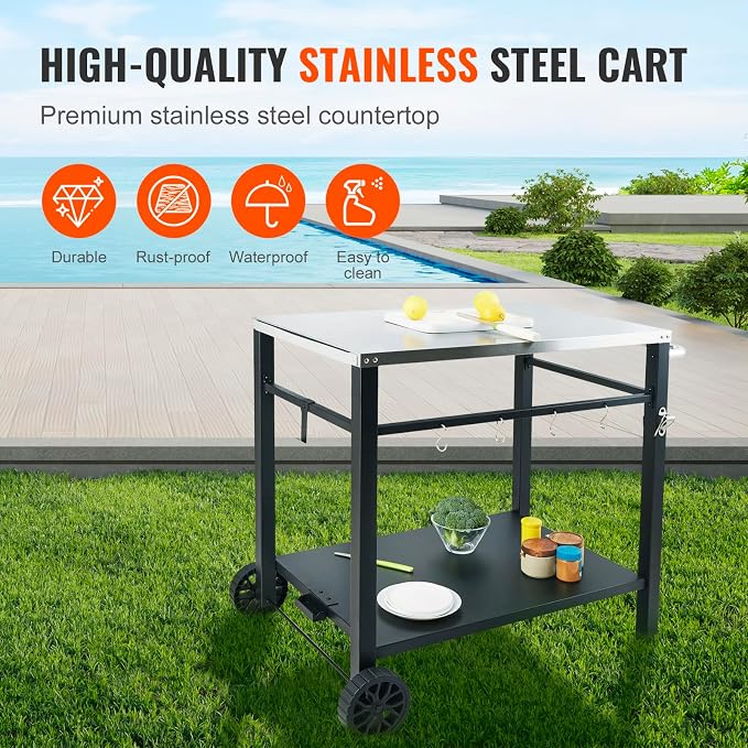 VEVOR Outdoor Grill Dining Cart - Image 3
