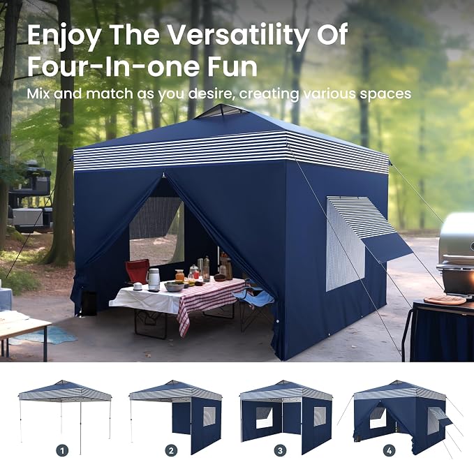 PHI VILLA 10x10 Pop Up Canopy Tent - Image 2