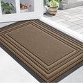 Buganda Front Door Mat Indoor Outdoor Entrance, Non-Slip Natural Rubber Doormats by Buganda
