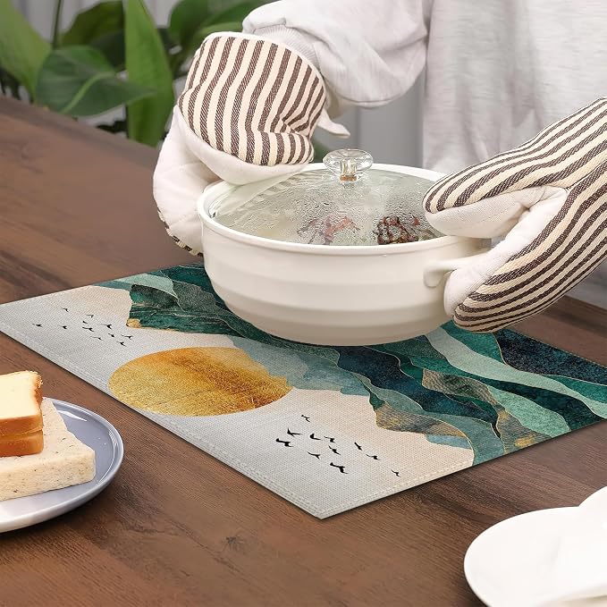 Sunrise Placemats Set of 6 - Image 4
