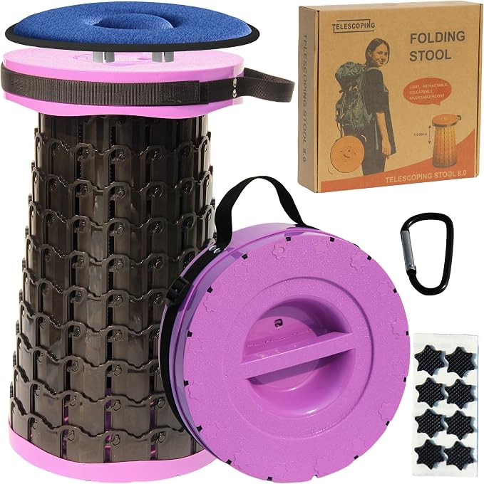 ALEVMOOM 2025 Upgraded XXL Collapsible Stool by Wemakeitbetter