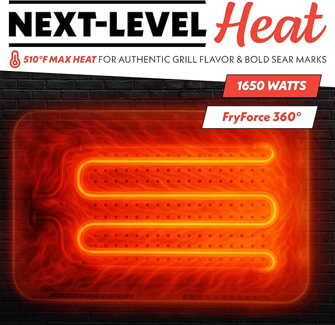 Gourmia Smokeless Indoor Grill & Air Fryer - Image 6