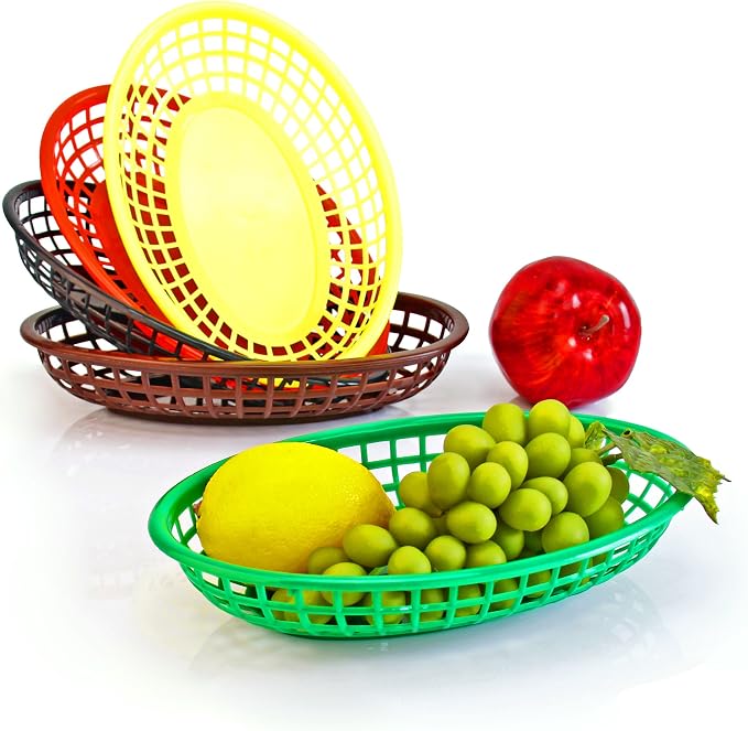New Star Foodservice Fast Food Baskets, 9.25" x 6" - Image 6